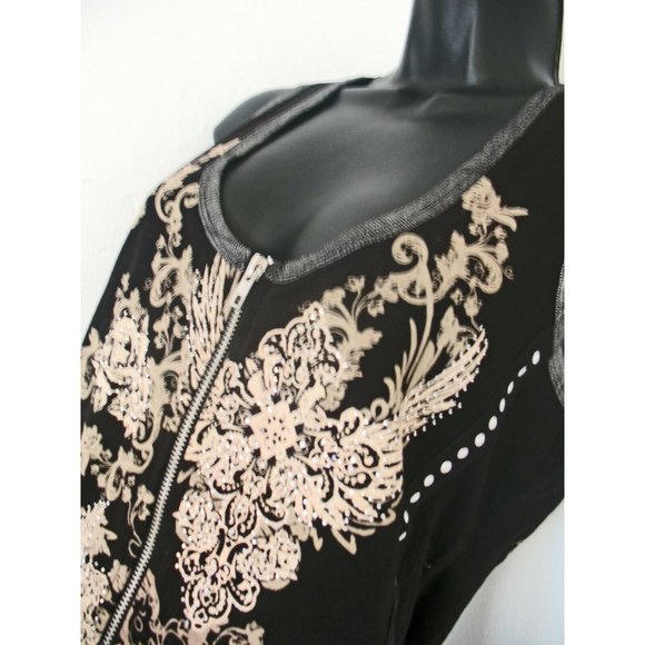 from Los Angeles bus stop Fleur De Lis and Rose tank top size XL - Picture 1 of 7